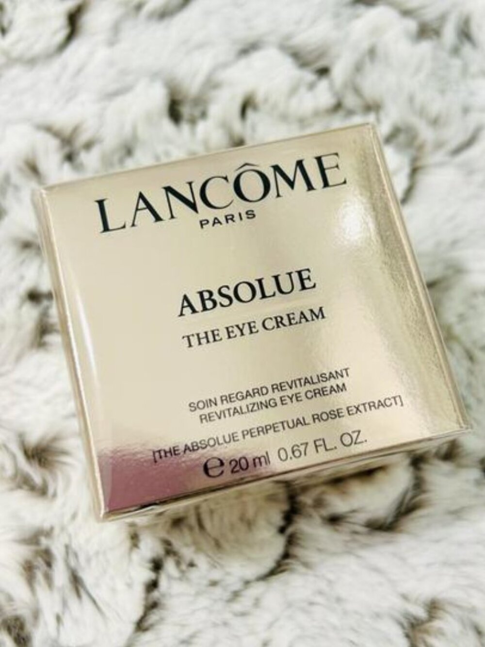 LANCOME Absolue Revitalizing Eye Cream 20ml NEW SEALED Luxury Anti-Aging